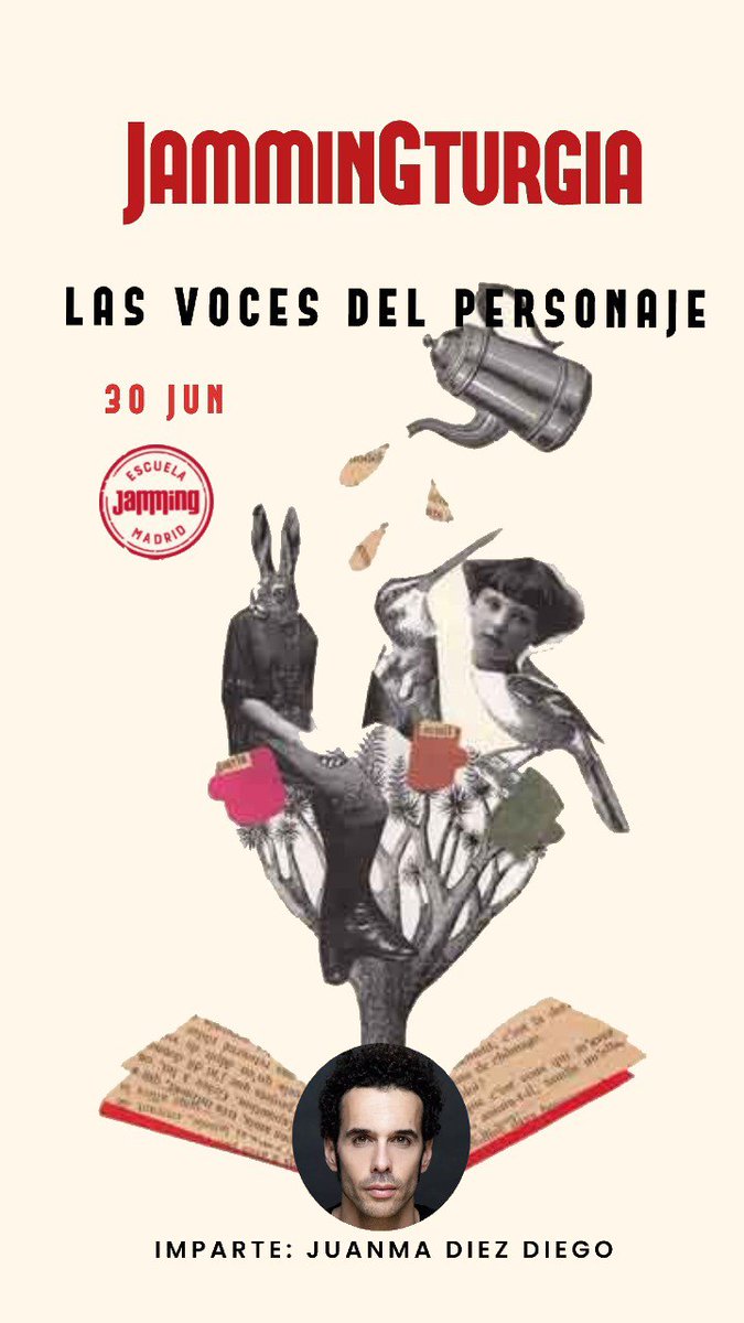 📇 Mañana jueves, volveremos a disfrutar de esta combinación de escritura imprevisible e improvisación actoral con «Las voces del personaje»
Si te animas📮 escuela@jammingweb.com 

Y si quieres más Masterclassings 🔝
👉🏼 tienes toda la info en el enlace de nuestro perfil.