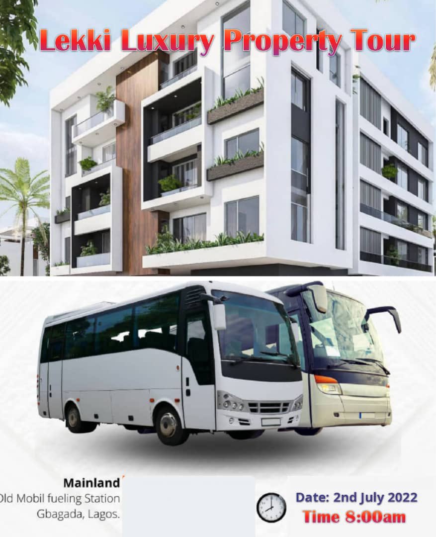 Ruthee101's tweet photo. 📌ANTICIPATE TOUR LIKE NEVER BEFORE 📌

Lekki Luxury Property Tour

Date: Saturday, 2nd July 2022

*MAINLAND PICK UP* - FORMER MOBIL FUEL STATION, BESIDE DOMINO’S PIZZA, GBAGADA LAGOS. 
*TIME* 7:30AM To participate  - Click this link to register 👇👇👇

https://t.co/zOZD2AcQpn https://t.co/4JMKFmmPP5