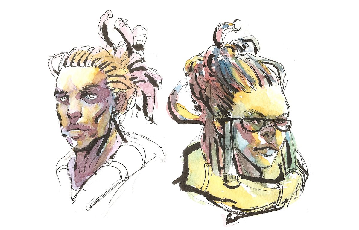 Obaemon_'s tweet photo. Watercolor Sketches
#watercolor #characterdesign #sketchbook https://t.co/k3sdfbHRsC