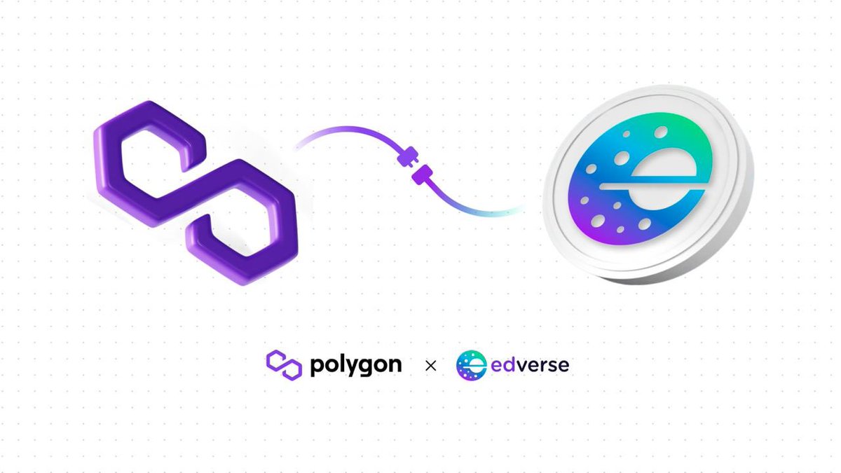0xPolygon's tweet photo. #Polygon joins forces with @my_edverse, the world’s most immersive educational metaverse, in order to revolutionize education on a global scale. 

The pre-alpha version of Edverse #onPolygon is out this week!

Learn more: https://t.co/lrHDSVc8Su https://t.co/ehsipAljzk