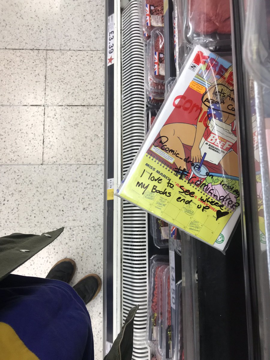 drop_comic's tweet photo. Just leaving some beef around #comicdrop #rewardthecurious 
Great book https://t.co/8xjeQkXCWP