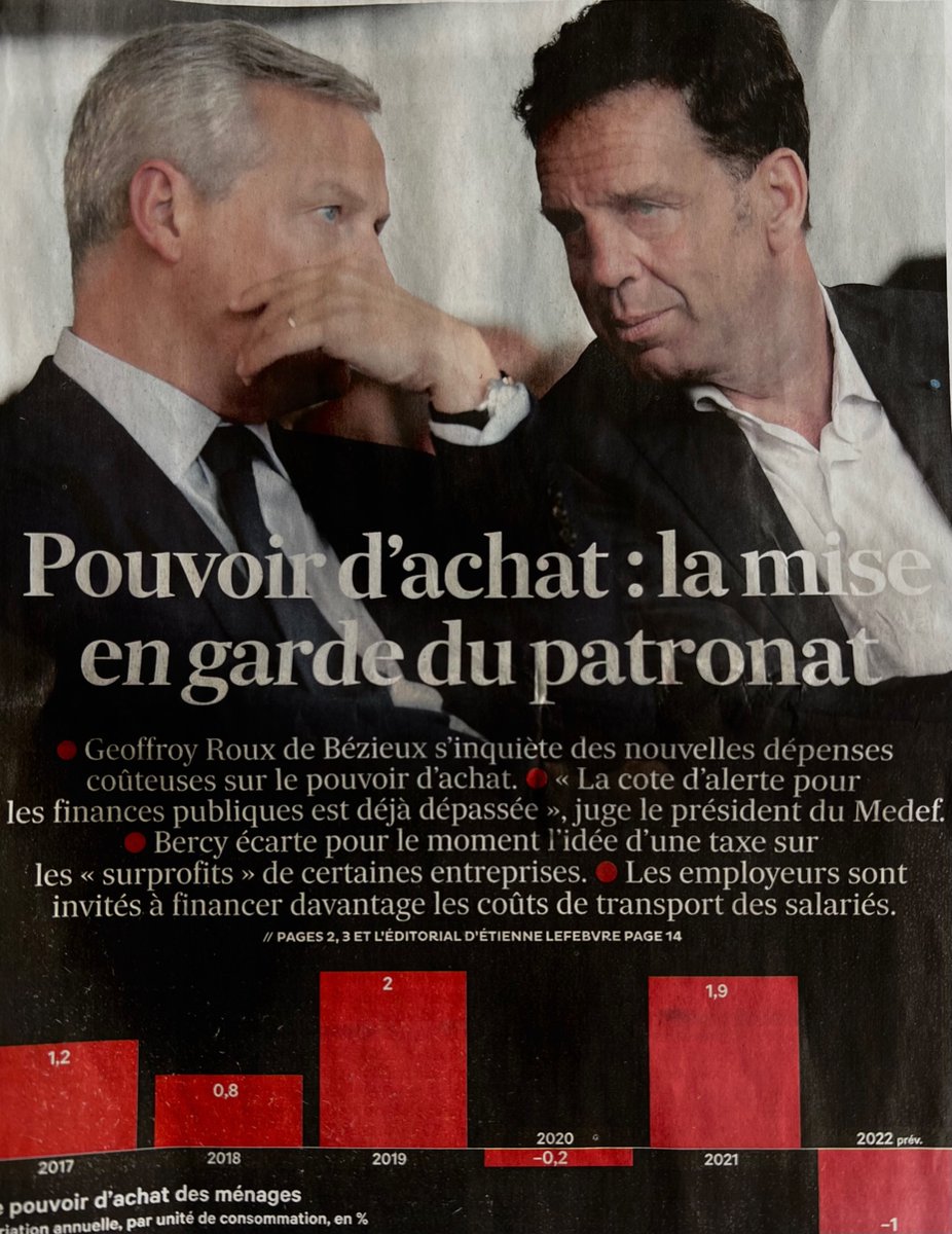 Retrouvez les deux interviews de Geoffroy Roux de Bezieux sur « La cote d'alerte sur les comptes publics est déjà largement dépassée » parue le 28 juin dans Les Echos ==&gt; lnkd.in/esxfwJGy
 et le replay chez Apolline de Malherbe, sur BFMTV ==&gt; lnkd.in/eeKHQc_p