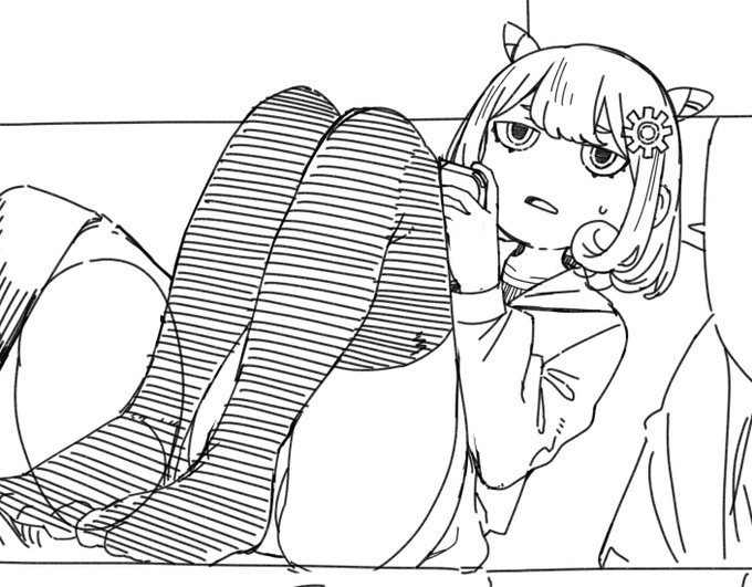 こういう顔の作画好きなんだけど大衆ウケしないからメインキャラではあまり描けない…🥺 