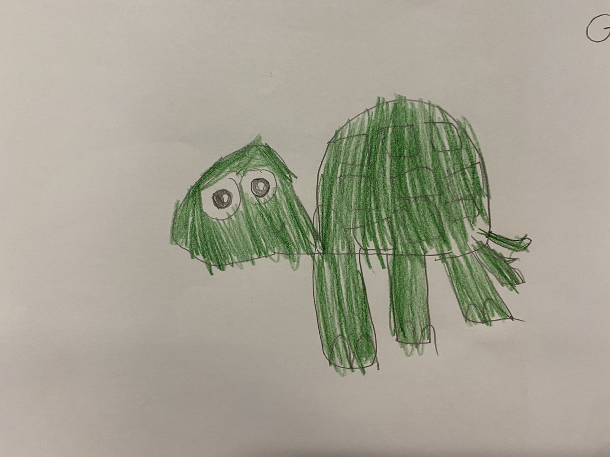 wpsyear1gwyrdd's tweet photo. Year 1 aren’t going to stop drawing Tiny @WhiteRoseMaths until someone wins our favourite tortoise for the classroom! @TinyTortoiseWRM 🐢 @WillowtownPri #Competition #childrensartweek #tinyfans #smallbutmighty https://t.co/arGsvXXZYa
