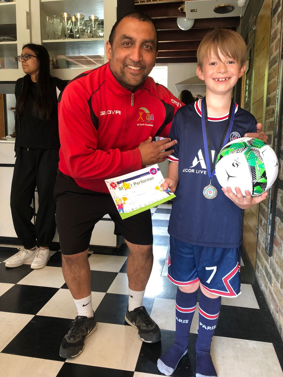 thank you Coach George for giving our 8 year old a super football party on Sunday. He and his friends had a great time 🌟🌟🌟🌟🌟 <a href="/XtraTimeKC/">Xtra Time Kidz Club</a>