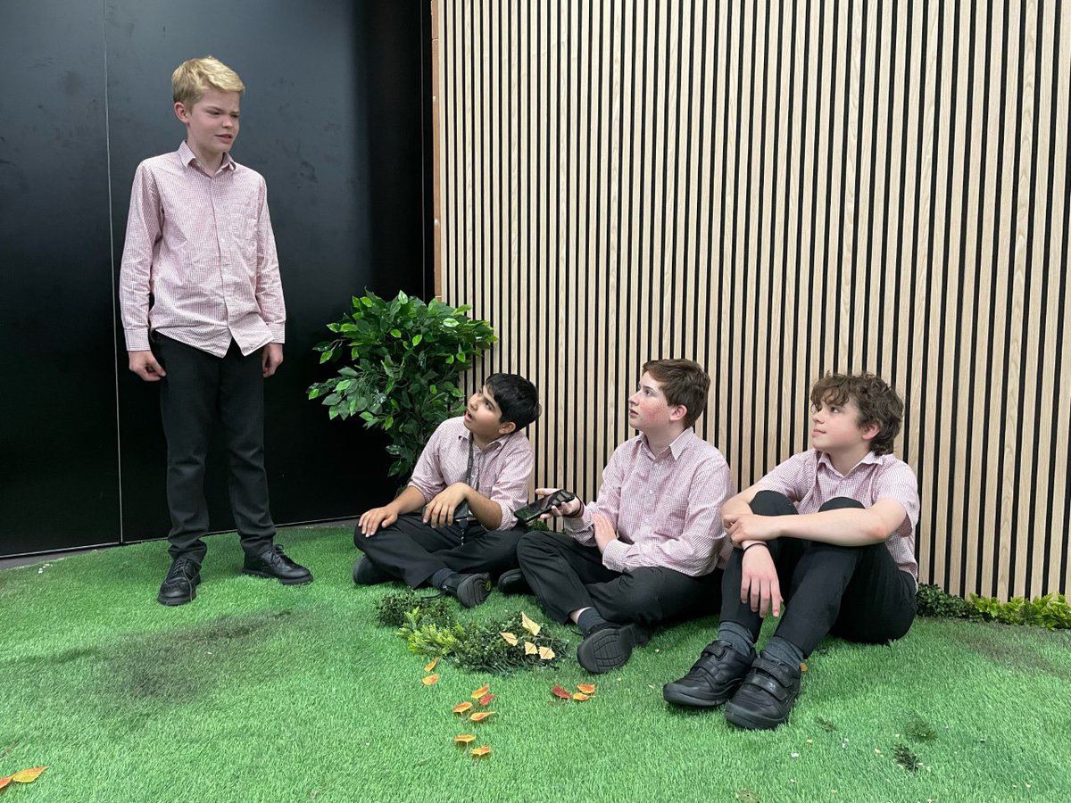 WetherbySenior's tweet photo. Break a leg boys! Our Lower School Drama production has its world premiere tonight, with a second performance tomorrow. Last tickets on sale via ParentPay. @Alpha_PlusGroup #TeamWetherby #wsslife https://t.co/XFYSWFvVnl