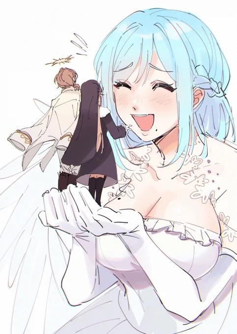😊
#もいもいらすと
#描いたよクレアさん 
#加画美 