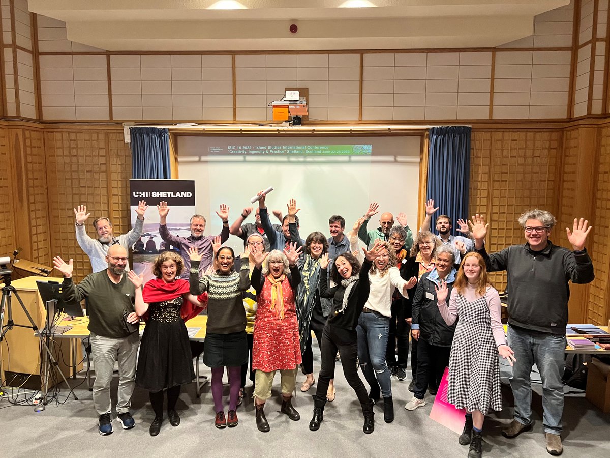 Last week at the Scalloway Campus, Dr Andrew Jennings of  the Centre for Island Creativity and the Institute for Northern Studies UHI hosted the 16th International Conference on Small Island Cultures. Delegates travelled from all over the world to join us. #UHIShetland #ThinkUHI