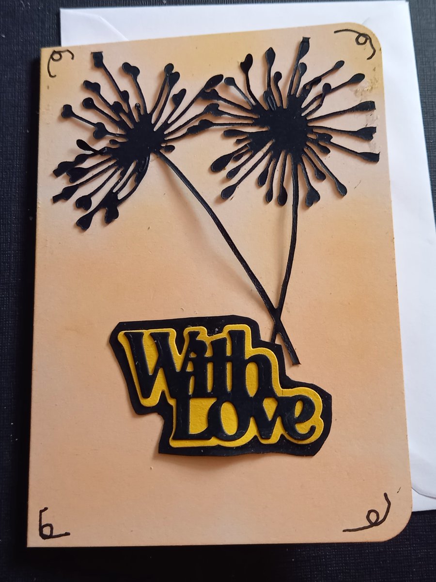 Fizzydesgns's tweet photo. Today's latest #quickandeasy #handmadecard is this #WithLove #silhouette one using @ClarityStamp and @lisahortoncraft dies and #hybridinks #crafting #cardmakingfun #craftaddicts https://t.co/oJHm66WOL0