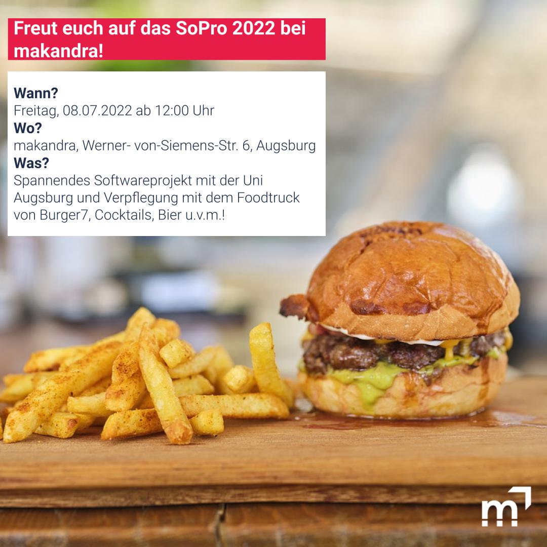 makandra_de's tweet image. Wir sind diesjähriger Praxispartner beim #Softwareprojekt der @uni__augsburg 💻 

Herzliche Einladung an die Teams, im Anschluss noch einen Burger oder ein kühles Bier mit uns zu genießen! 🍔🍹

#sopro #sommerfest #informatik