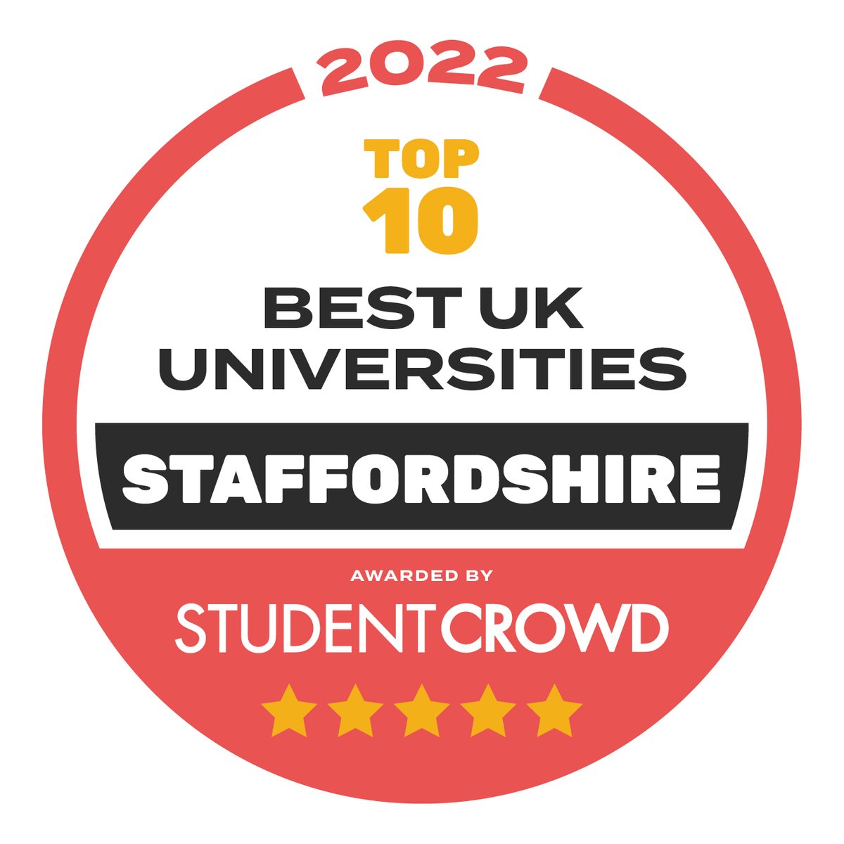 University of Staffordshire (@uniofstaffs) on Twitter photo Our students have spoken. 🥳(a thread)
We’re delighted to be named as the 4th Best UK University in the <a href="/StudentCrowd/">StudentCrowd</a> University Awards - the only independent awards based entirely on verified student reviews. Our students have spoken. 🥳(a thread)
We’re delighted to be named as the 4th Best UK University in the <a href="/StudentCrowd/">StudentCrowd</a> University Awards - the only independent awards based entirely on verified student reviews.