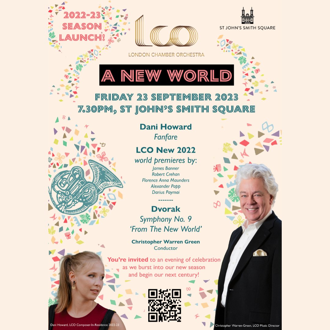 London Chamber Orchestra (@lcoorchestra) on Twitter photo As you know, we are bidding a fond farewell to <a href="/freyawaleycohen/">Freya Waley-Cohen</a>, but she will be mentoring the LCO New cohort over the summer! Their first pieces will be performed in our season opener on Friday 23 September @StJohnsSmithSq. Tickets go on sale in July!
lco.co.uk/event/4341/ As you know, we are bidding a fond farewell to <a href="/freyawaleycohen/">Freya Waley-Cohen</a>, but she will be mentoring the LCO New cohort over the summer! Their first pieces will be performed in our season opener on Friday 23 September @StJohnsSmithSq. Tickets go on sale in July!
lco.co.uk/event/4341/