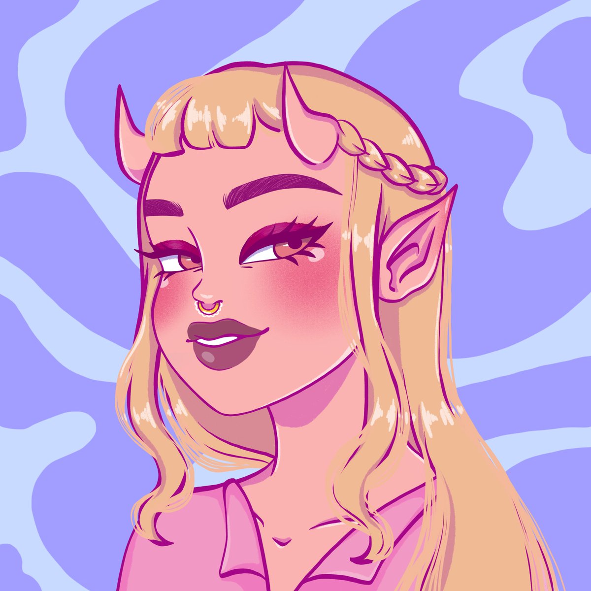 Demon Babes 💜 tweet media