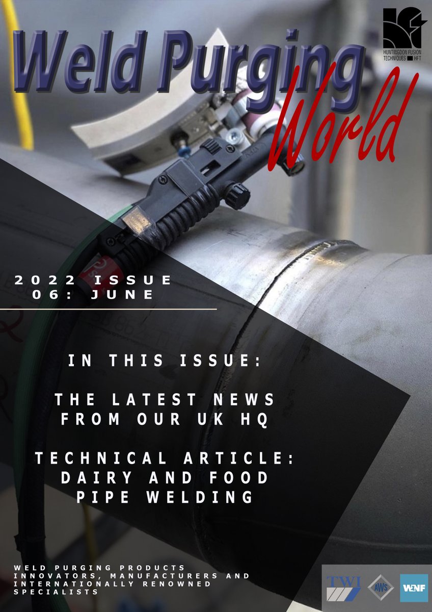June’s Weld Purging World is out today. 

To read the issue in full, please visit: huntingdonfusion.com/docs/Newslette…

#WeldPurgingWorld #HuntingdonFusion