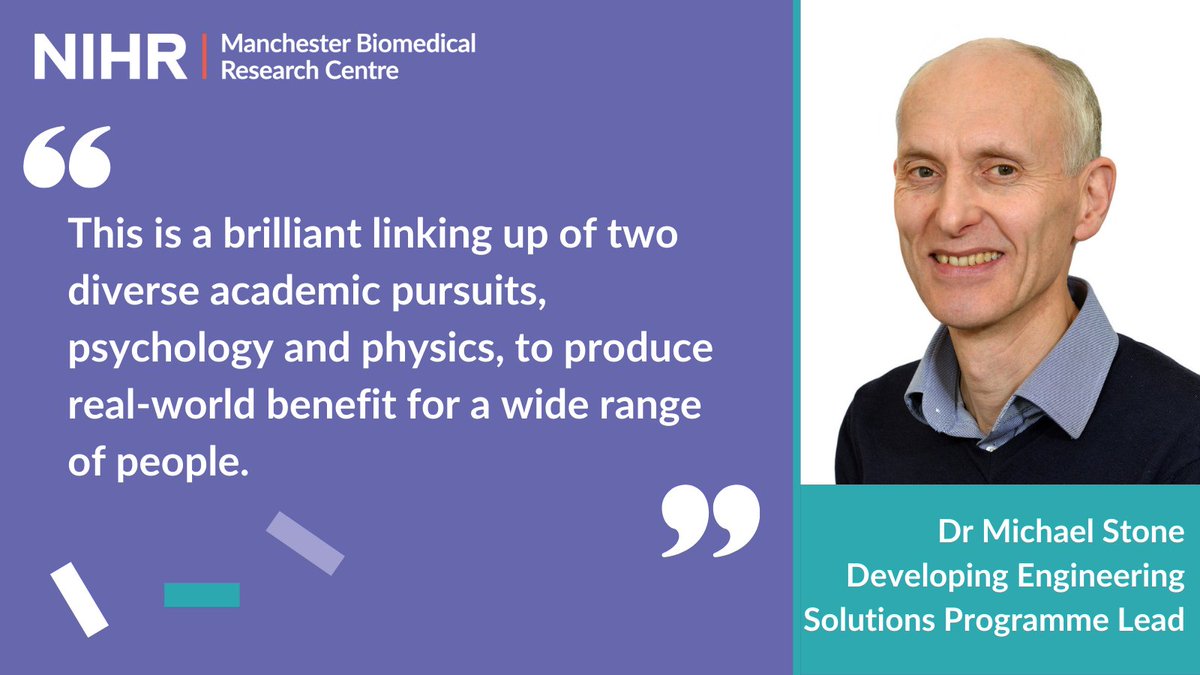 This was a fantastic collaboration between teams across the BRC, @ManCAD_UoM @SalfordUni & @makeinsalford, with funding from @NIHRresearch @UKRI_News & @Engineering & @EPSRC. Dr Michael Stone explains more 👇🏾