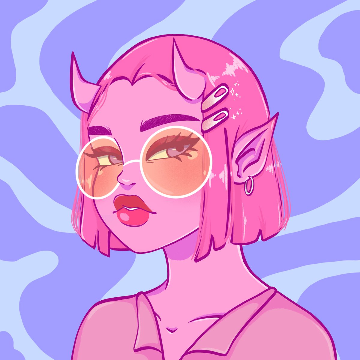 Demon Babes 💜 tweet media