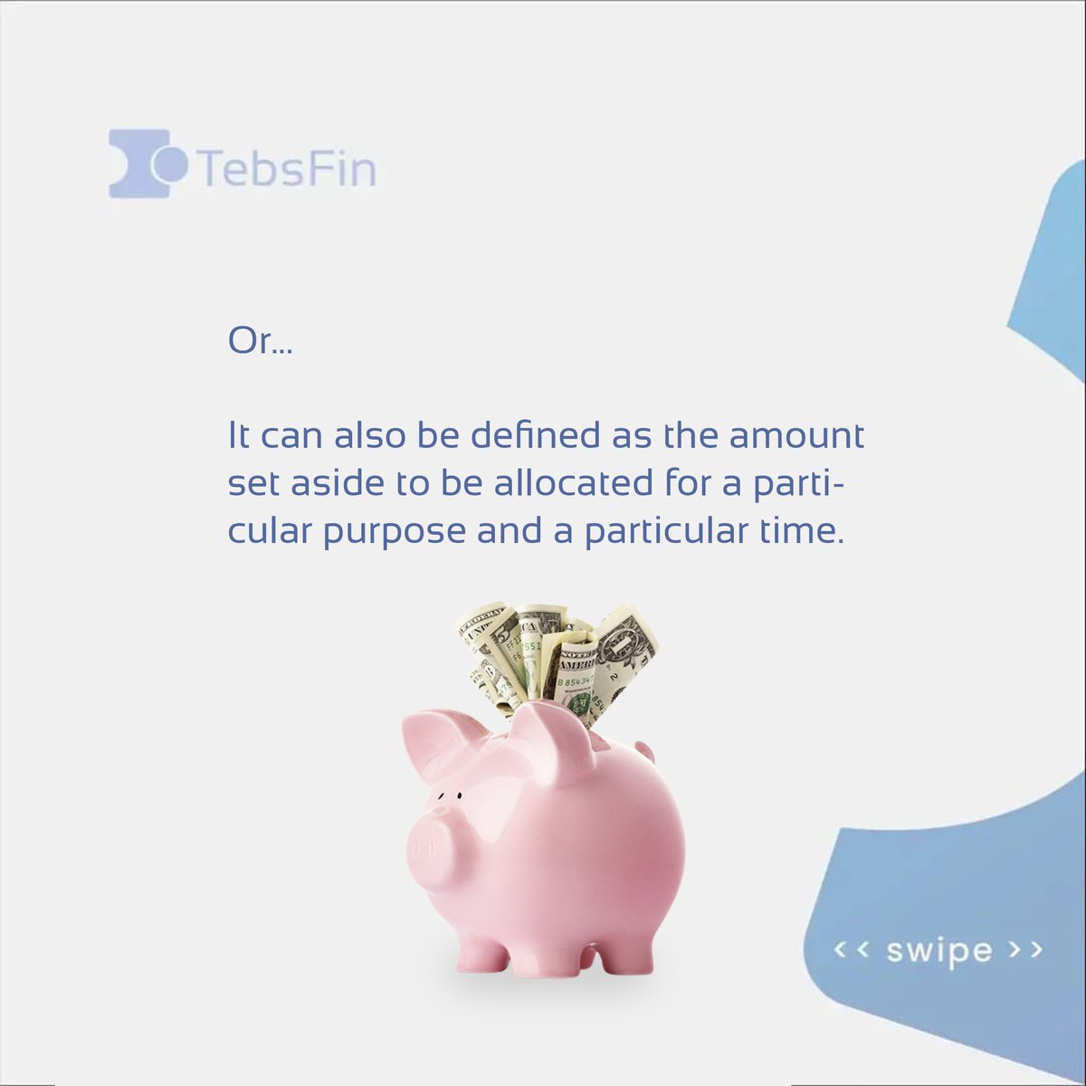 tebsfinapp's tweet photo. You have probably heard about budgets or tried to create one. And there's a high probability that you couldn't get your way through.
Not to worry, we're here for you. Swipe to learn what a budget is first before we proceed🤗🤗
#budget #budgeting #tebsfin #finanedu https://t.co/nwCEabsTC5