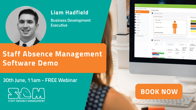 Fusion_Business's tweet photo. Our team over at SAM have a webinar tomorrow showing you how Staff Absence Management can provide solutions. Register now: https://t.co/roWQQaoBSi #sbm #absencemanagement #sblconnect #MAT #trusts #edusoftware #edtech https://t.co/Lk966AWzvU