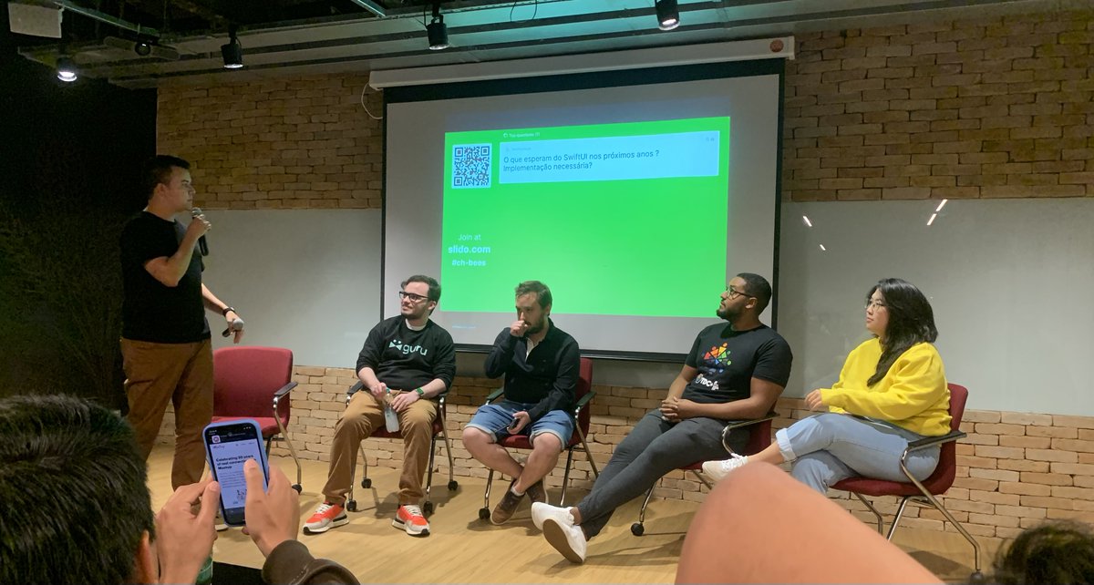 Yesterday, I went to <a href="/CocoaHeadsBr/">CocoaHeads BR</a> Campinas where I participated in a panel to talk about the announcements of the last WWDC. It was great to see old friends and to represent <a href="/TeadsInnovation/">Teads Innovation</a> at this event. #wwdc22 #cocoaheads #campinas #ios