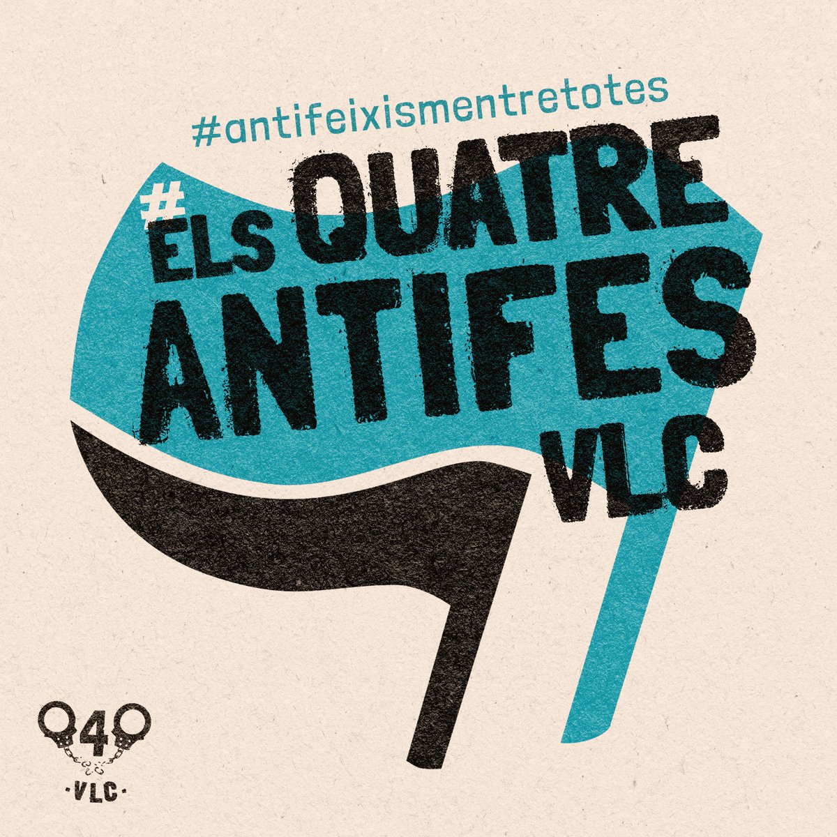 AntifaAccio's tweet photo. 🗯🗯 SOLIDARITAT AMB #els4antifesvlc, FEM L' #antifeixismentretotes.

NO PASSARAN!! ✊✊ 🏴🚩 https://t.co/8aeYP0iPa2