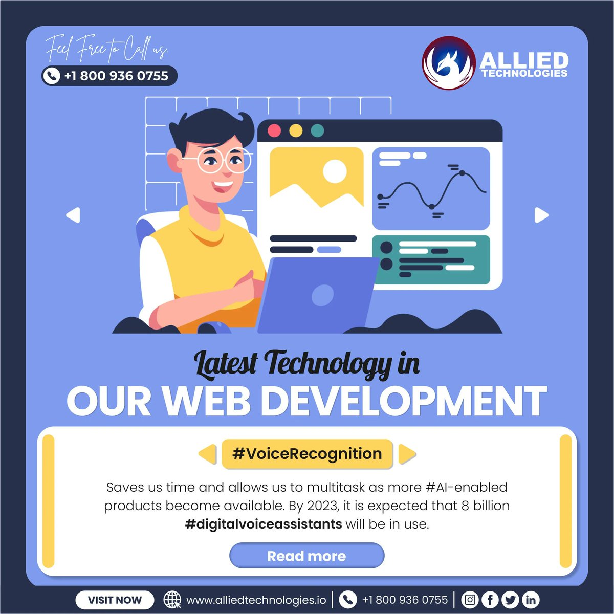 GreenLeafg7942's tweet photo. Latest technology in our web development, to know, click here
https://t.co/xmju0nFkZV
#MachineLearning  #Python #DataScience #innovation #IoT #Industry40 #DigitalMarketing #CyberSecurity #coding #NodeJS #javascript #django #100DaysOfCode #Tech #programming #Bitcoin #NFT https://t.co/CyyeFG99s8