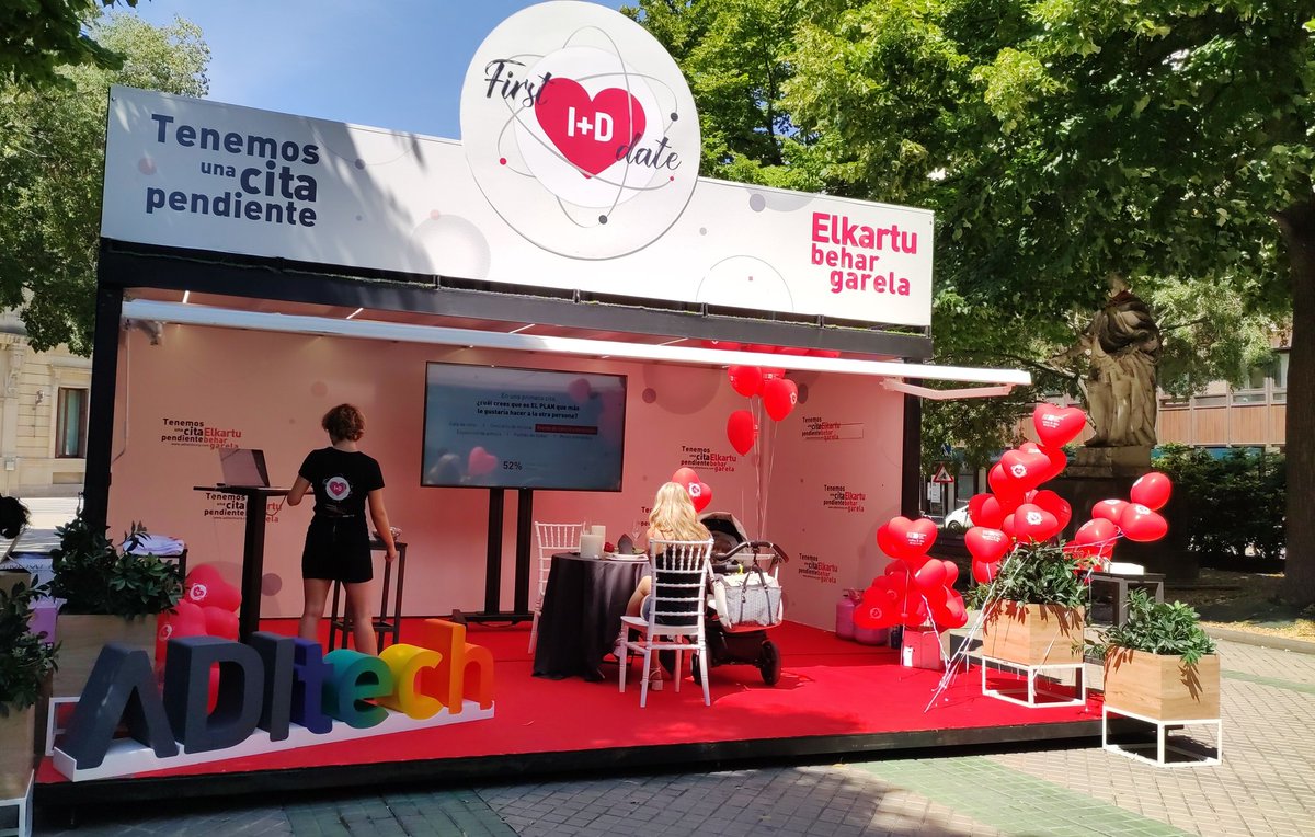 ¿Quieres tener una cita con la #Ciencia?
Te esperamos en el Paseo Sarasate #Pamplona
Y mañana en Estella y el viernes en Tudela
aditechcorp.com/tucitapendiente 
#FirstDates