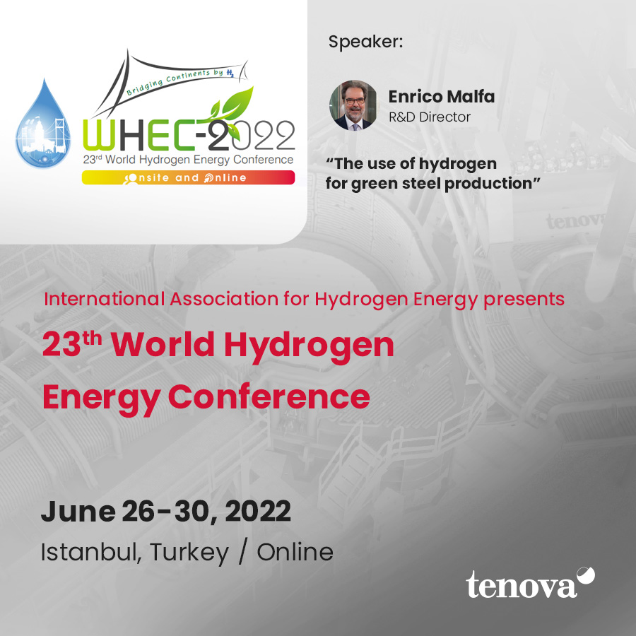 #GreenHydrogen can be the key🗝️to achieve #metals producers’ #decarbonization targets 🌱🎯 🗓️Today @Enricomalfa1, #Tenova R&D Director, will discuss the use of #hydrogen for #greensteel production at @HidrojenT in 📍#Istanbul🇹🇷 More info here tenova.com/newsroom/upcom…