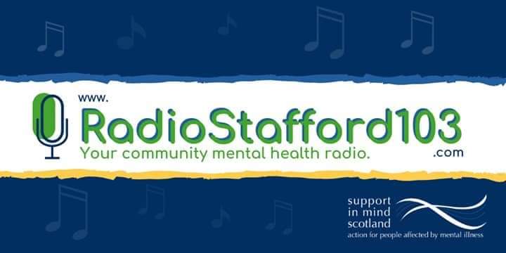DJ Irish Dave will be live this Afternoon 1 till 3.30pm with a variety of Music and Chat tune in live at radiostafford103.com click listen live. In conjunction with The Stafford Centre and Support in Mind Scotland