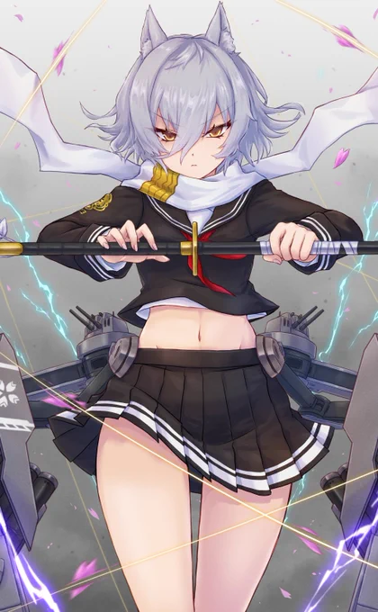 ぼくの名は摩耶。
空を引き裂くもの。
#アズールレーン #AzurLane  #碧蓝航线 