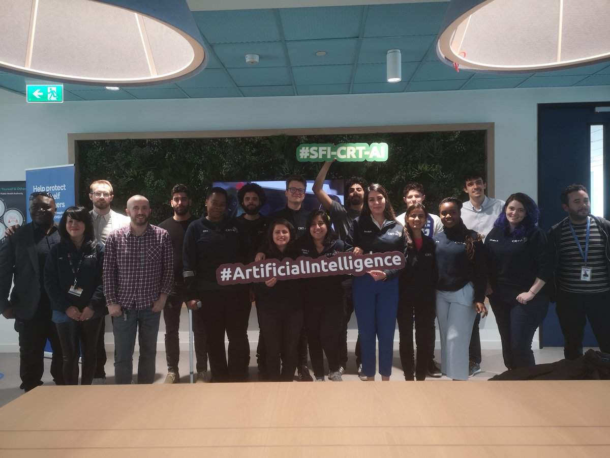 crt_ai's tweet photo. Qualcomm #Cork hosted a fantastic visit for our PhDs yesterday. We feel it is essential to create such environments that will immerse our students to develop a better understanding of AI & its real-world applications. TY @ailsybobb for helping us.
#preparing #workreadygraduates https://t.co/B7GVpEUNug