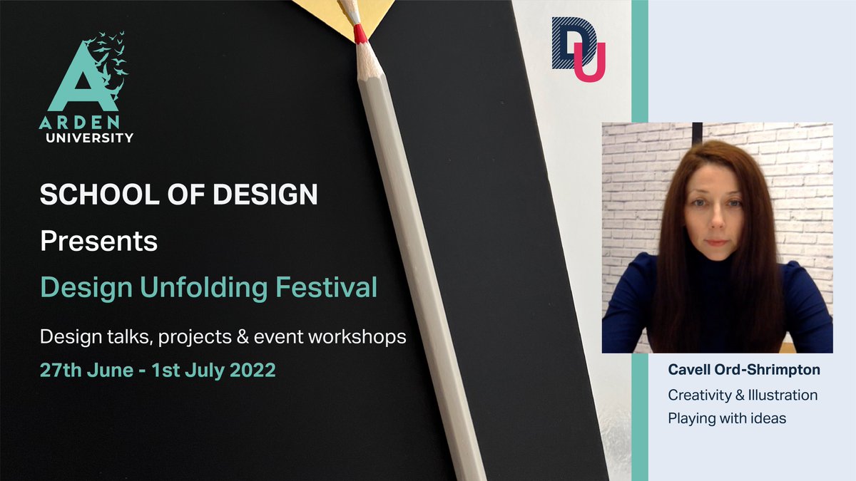 Whats happening today? Cavell Ord-Shrimpton is speaking at the Design Unfolding Festival <a href="/12pm/">nour zohbi</a> on #illustration. Followed by Maisie Benson and Carolyn Hill
Email us for Zoom links at schoolofdesign@arden.ac.uk
#ArdenUniGraphic #advertising #design