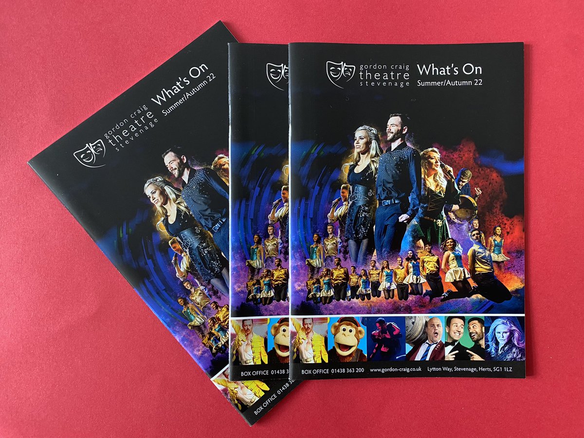 There’s lots to look & listen forward to at @GCTStevenage #Theatre this Summer & Autumn, as evidenced by the chock-full season brochure we printed & delivered last month! ℹ️🎫🎟➡️ gordon-craig.co.uk/theatre-perfor… #JGartsandculture 🎭 #TheArtOfPrint 🎤🎶 #Stevenage 👯 #artsmarketing 🪩