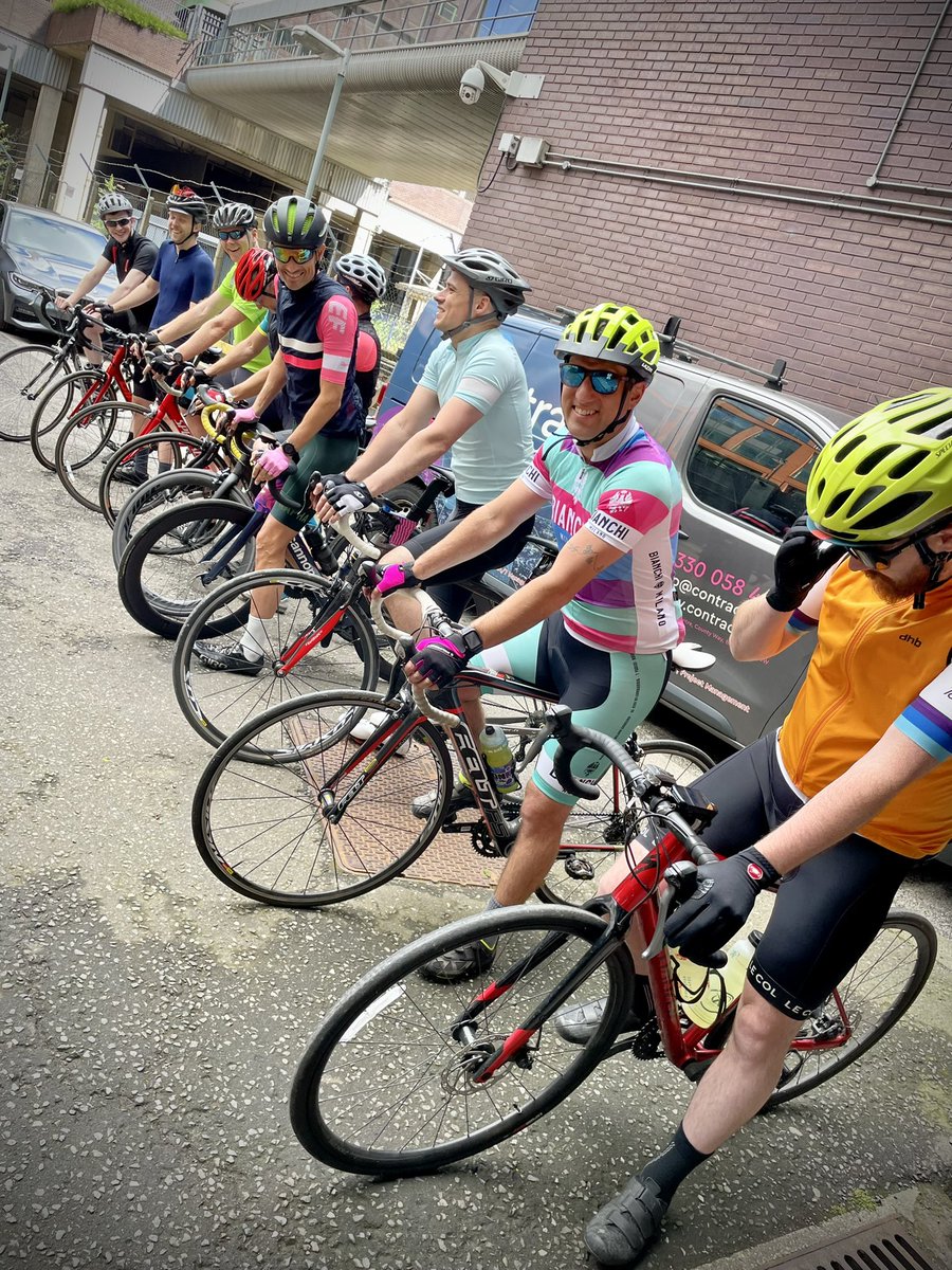 And they’re off #turleyplanning #charitycycle