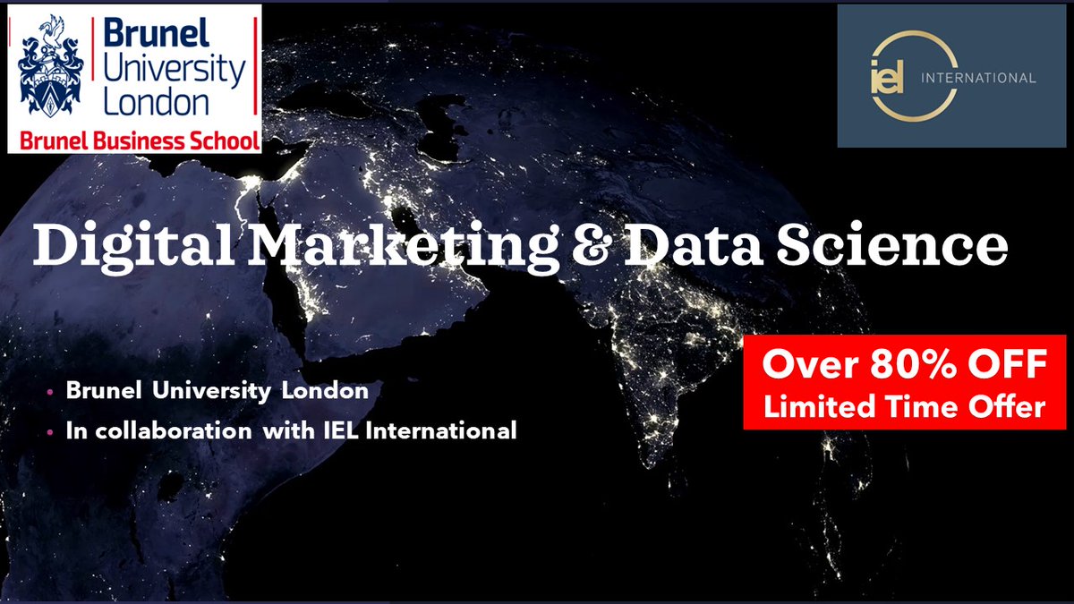 IELint's tweet photo. Calling all #SMEs #leaders #DigtialMarketers #Gradutes to gain cutting edge knowledge/skills in #digital #business practices through our #DigitalMarketing &amp; #DataAnalatyics by @brunelbusiness 

Limited places. Register Now https://t.co/fENe4NBqHV
#mena #graduates #entrepreneurs https://t.co/xLOaQqovQq