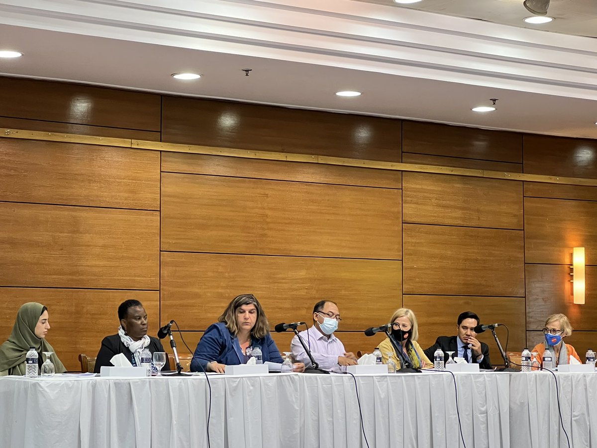 NRP_BD's tweet photo. The Ex. Board of @UNDP, @UNFPA &amp; @UNOPS participated in a stakeholder meeting with #NRP in BICC(12.30PM). Around 50 personnel from GoB Ministries, DPs(@SwedeninBD &amp; @FCDOGovUK) &amp; UN Agencies(@UNDP_BD, @UNOPS, &amp; @UN_Women) participated &amp; shared resilience ideas with Board Members. https://t.co/Cbrp91Eo5p