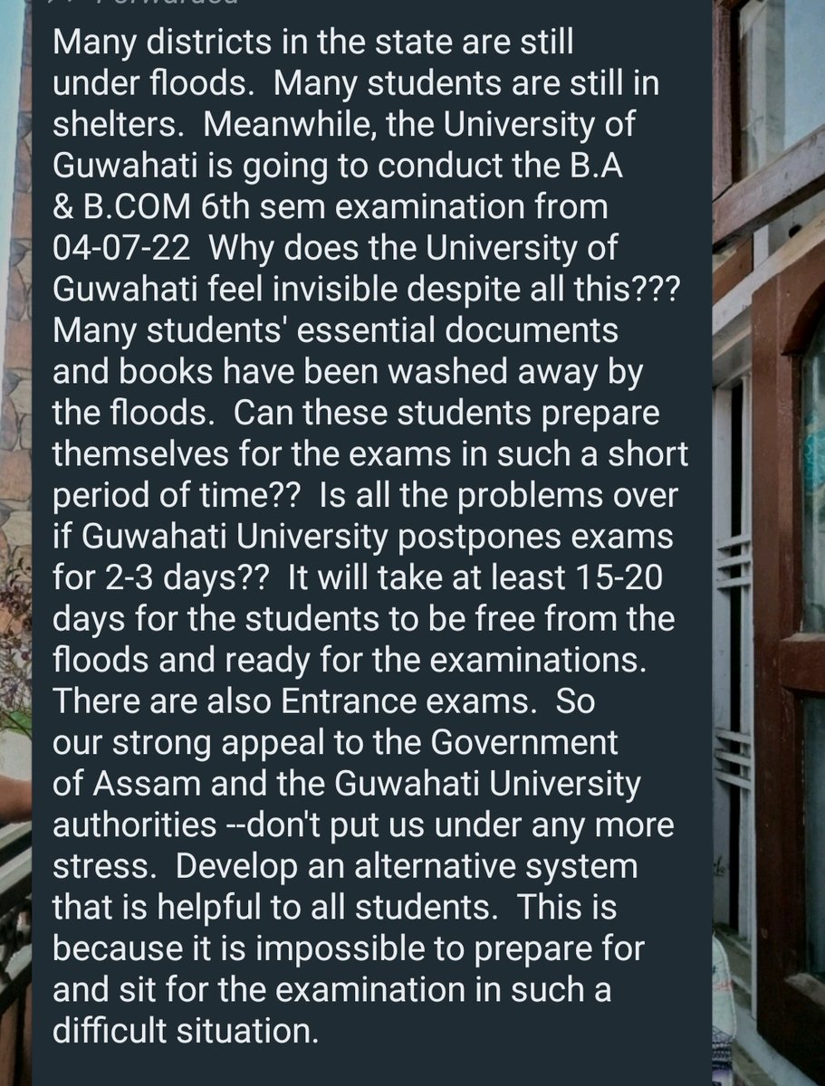 JuriKal06430281's tweet photo. @himantabiswa 
@ranujpeguassam 
@Guwahatiuniversity 
@CMOAssam 
@NewsLiveGhy 
@DyMedley https://t.co/4MZH1jQsEx