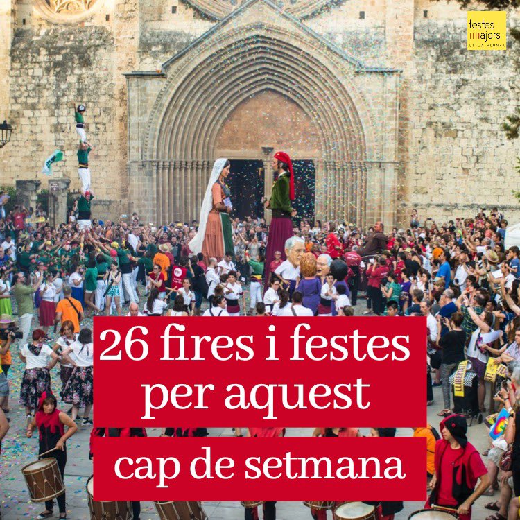 25 FIRES I FESTES MAJORS A #CATALUNYA PER AQUEST CAP DE SETMANA 😍🎉🥳❤️ 👉bit.ly/3ytkoB6