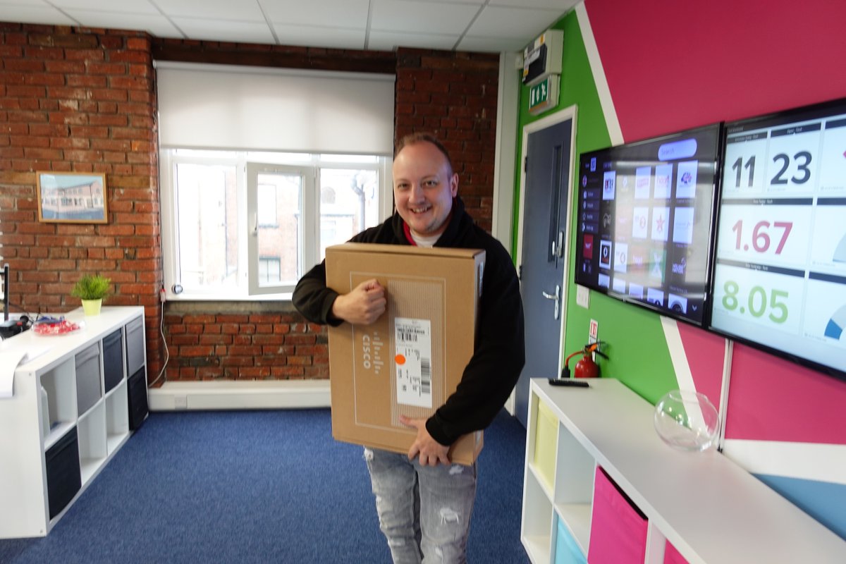 expressitgroup's tweet photo. Managing Director is so happy!
He even shouted across the office "SWITCH DAY, SWITCH DAY!"
These things are like gold dust at the moment, with the silicon chip shortage.
#Switches #HappyManager #ManagingDirector https://t.co/FhVnA8wXKk