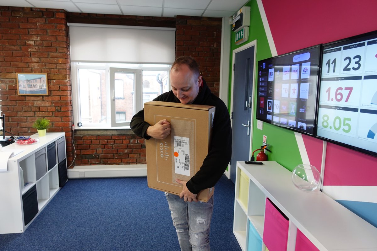 expressitgroup's tweet photo. Managing Director is so happy!
He even shouted across the office "SWITCH DAY, SWITCH DAY!"
These things are like gold dust at the moment, with the silicon chip shortage.
#Switches #HappyManager #ManagingDirector https://t.co/FhVnA8wXKk