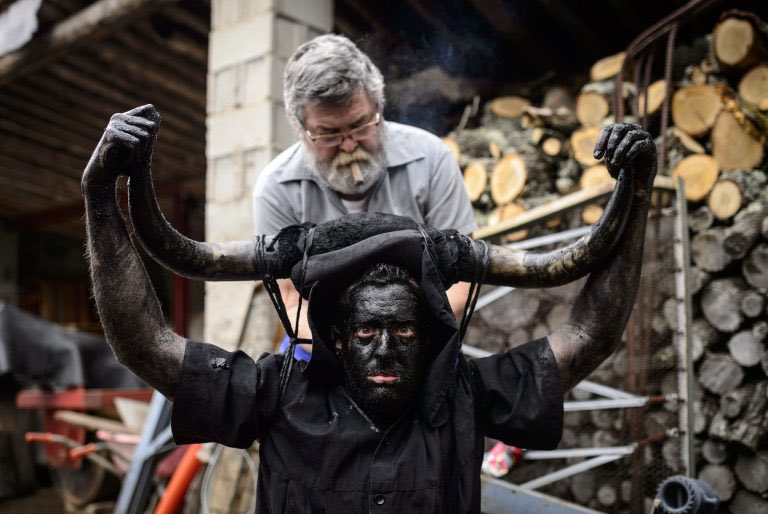 The role of the mask spans geography. An ancient, primordial ...