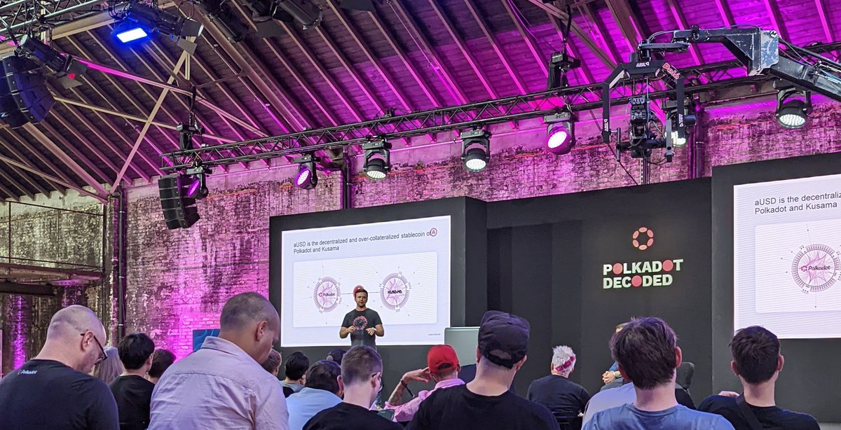 UTrbovic's tweet photo. Watching Polkadot Decoded Berlin kick-off👀 https://t.co/FmuPBAoXMG