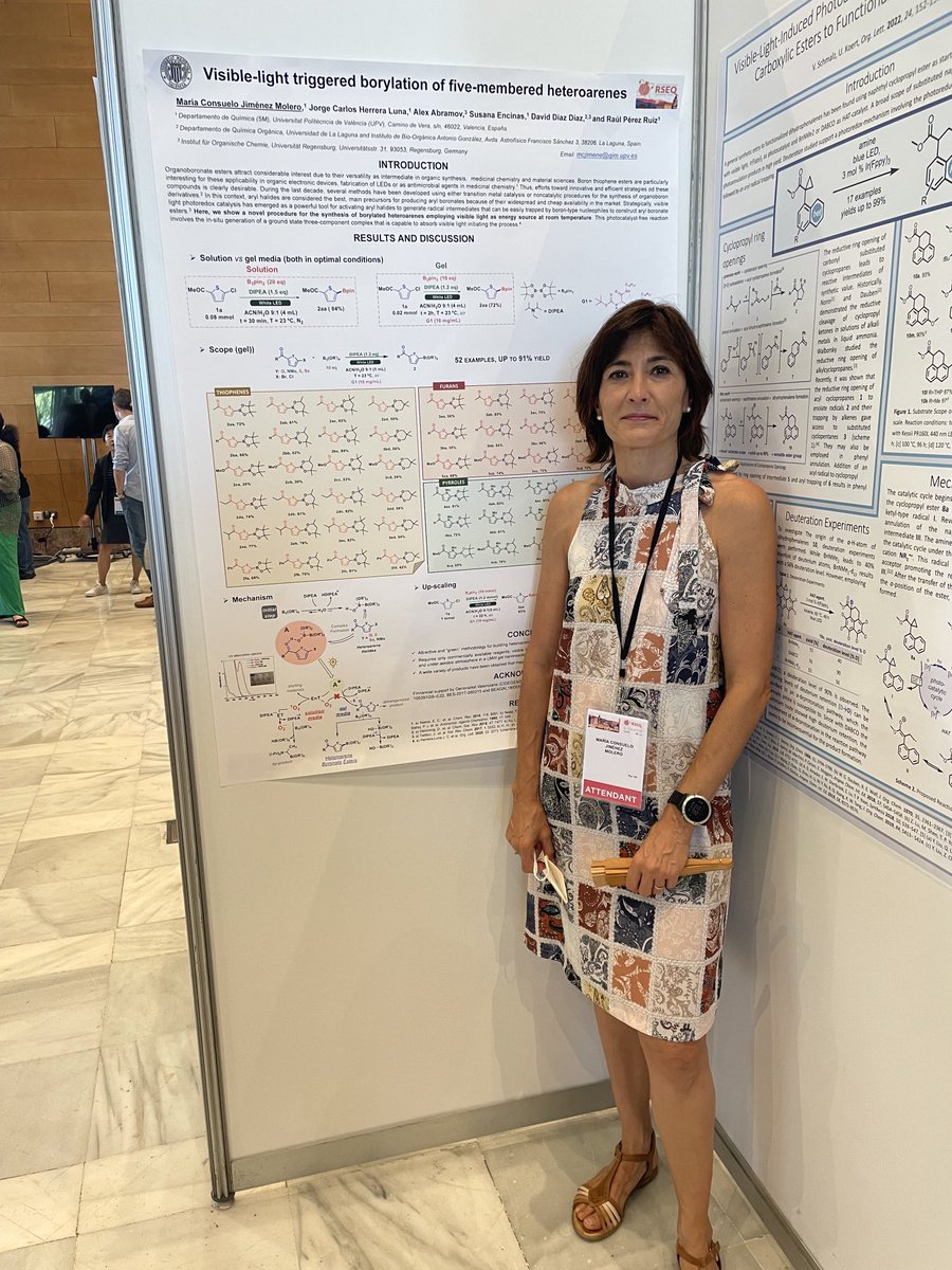 ⁦@CheloUpv⁩ presenting her poster in ⁦@RSEQUIMICA⁩ #BienalRSEQ2022.