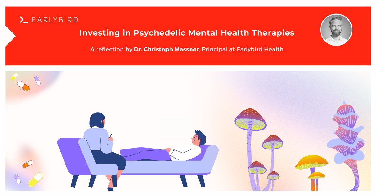 EarlybirdVC's tweet photo. Don't miss out on 5️⃣ key insights by Earlybird Health's @ChrisMassner on how #psychedelics could revolutionize #mentalhealth #treatment &amp; why #VCs are investing in its research.

👀 a new Medium article👉🏽 https://t.co/jcwfz91re7

w/ @raschethom, @NasrallahRabab &amp; @ElishevaMarcus https://t.co/lTCQoY8ult
