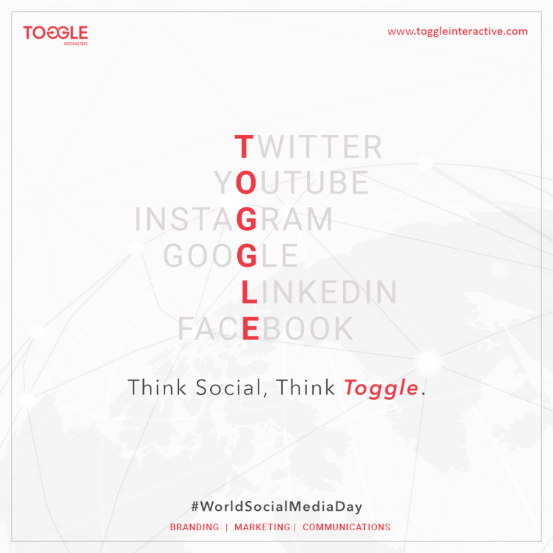ToggleDigital's tweet photo. Partner with Toggle to make your brand's social media presence &amp; expansion simple. Happy #SocialMediaDay. #SocialMedia #BusinessProgress #Branding #Marketing #Communication #ToggleInteractive https://t.co/zJVkJeNI4W