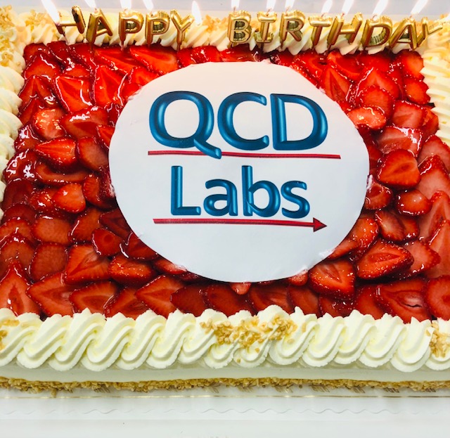 Our supervisor's birthday cake in advance. Congratulations Mikko! :)