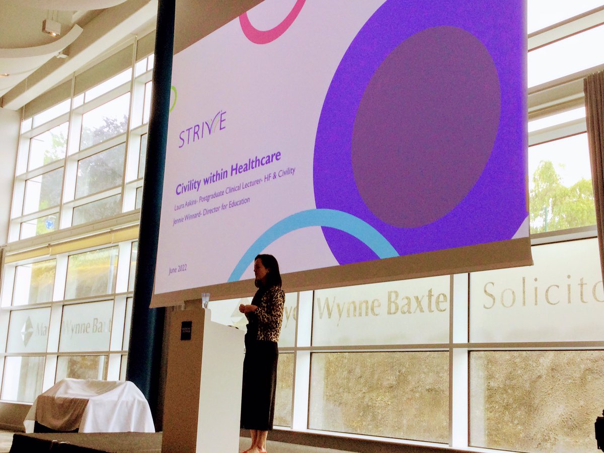 ‘Civility Saves Lives’ talk by Laura Askins and Jennie Winnard <a href="/SouthTeesMedEd/">STRIVEMedEd</a> #TEAC2022