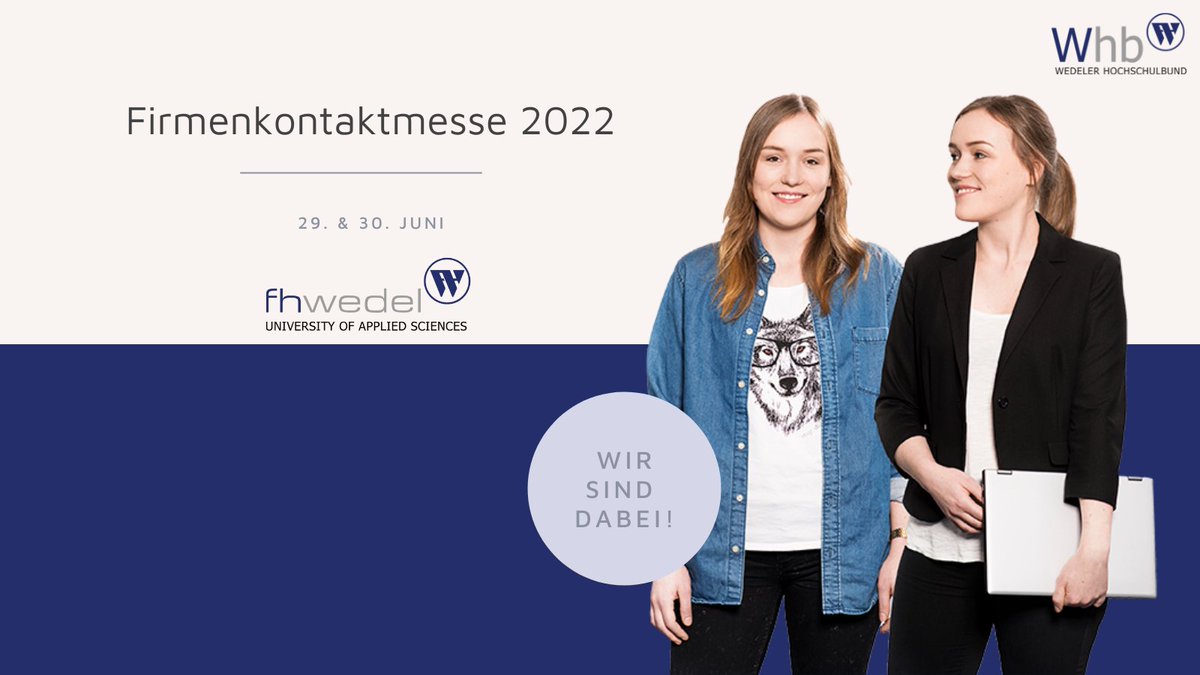 Firmenkontaktmesse FH Wedel - wir sind wieder dabei! Du findest uns am Stand 8. Komm morgen vorbei und wir sprechen über deine Einstiegsmöglichkeiten bei AKRA. #firmenkontaktmesse2022 #AKRA #fhwedel