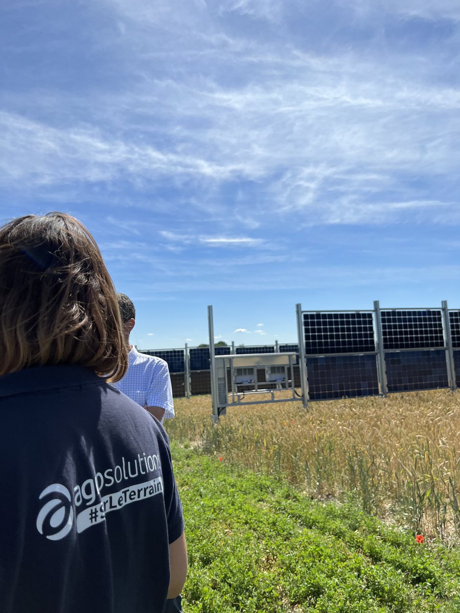 ℹ️ Clap de fin pour l’inauguration du démonstrateur agrivoltaïque, 
▶️partenariat entre <a href="/Agrosolutions/">Agrosolutions 🔍 💧 🌾 🤝</a> et <a href="/TotalEnergies/">TotalEnergies</a> à #Valpuiseaux
