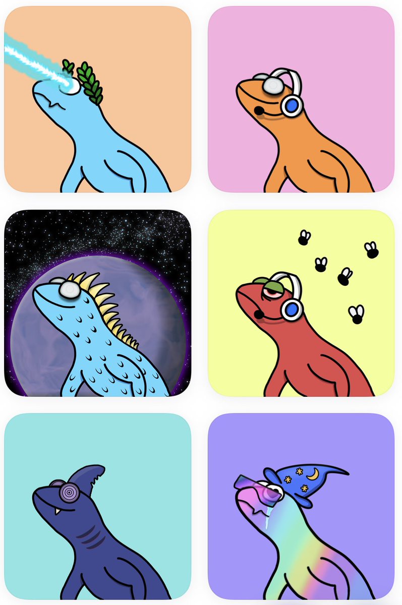 I had 5, now I have 6. 🦎🦎🦎 <a href="/ethlizards/">Ethlizards</a> #ethlizards #Ethereum #lizards