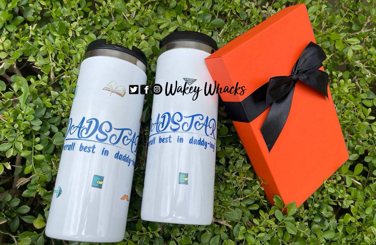 wakeywhacks's tweet photo. It's the category for us...

Just incase you can't see it "Overall Best in Daddy-ing" 😍😍😍 is what is written on this simple and beautiful Vacuum Flask.

We remain your sure plug for anything branding, gifting and printing. 🙇‍♀️ 🙇‍♂️

#WakeyWhacks #FathersDayGift #FathersMonth https://t.co/EOEH7cZlBt